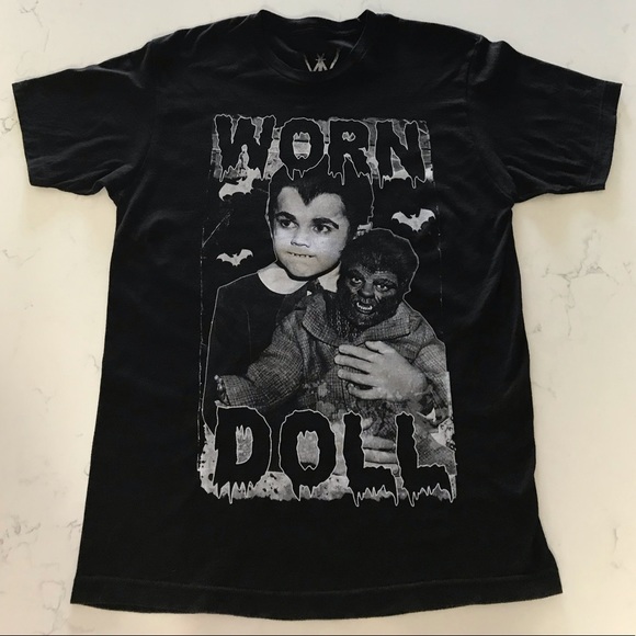 Tultex Other - Worn Doll Eddie Munster T-Shirt